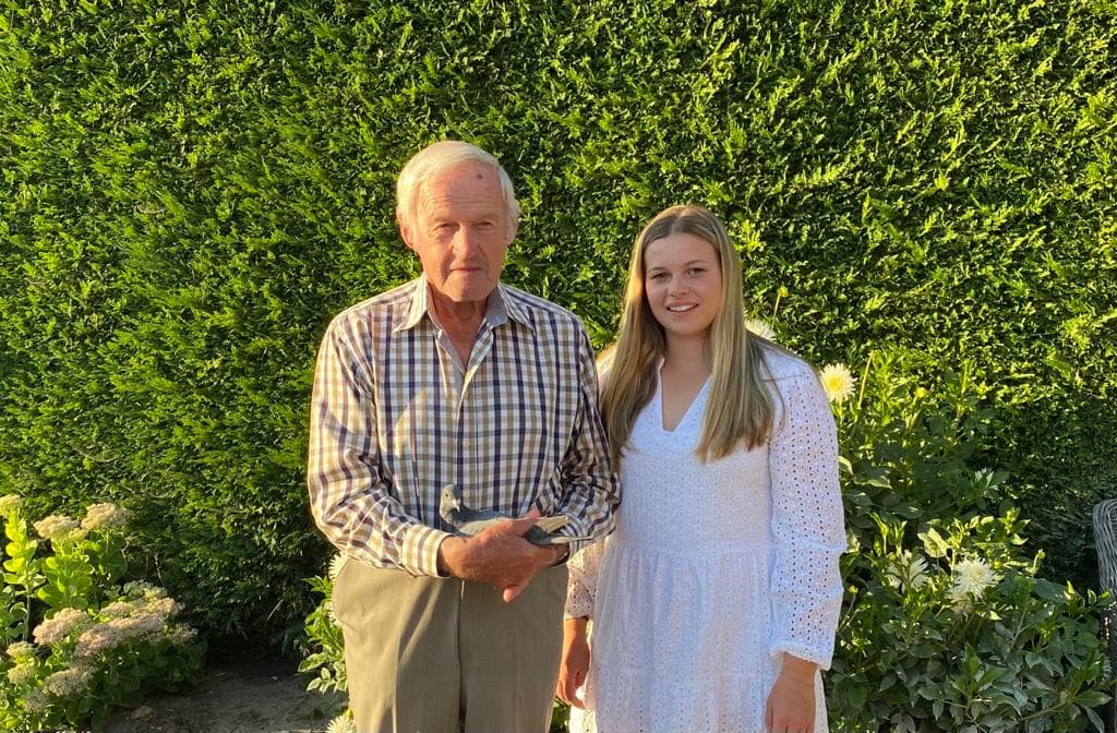 Opnieuw zeer hoog niveau op Melun voor Van de Merwe Gwen & opa Arie