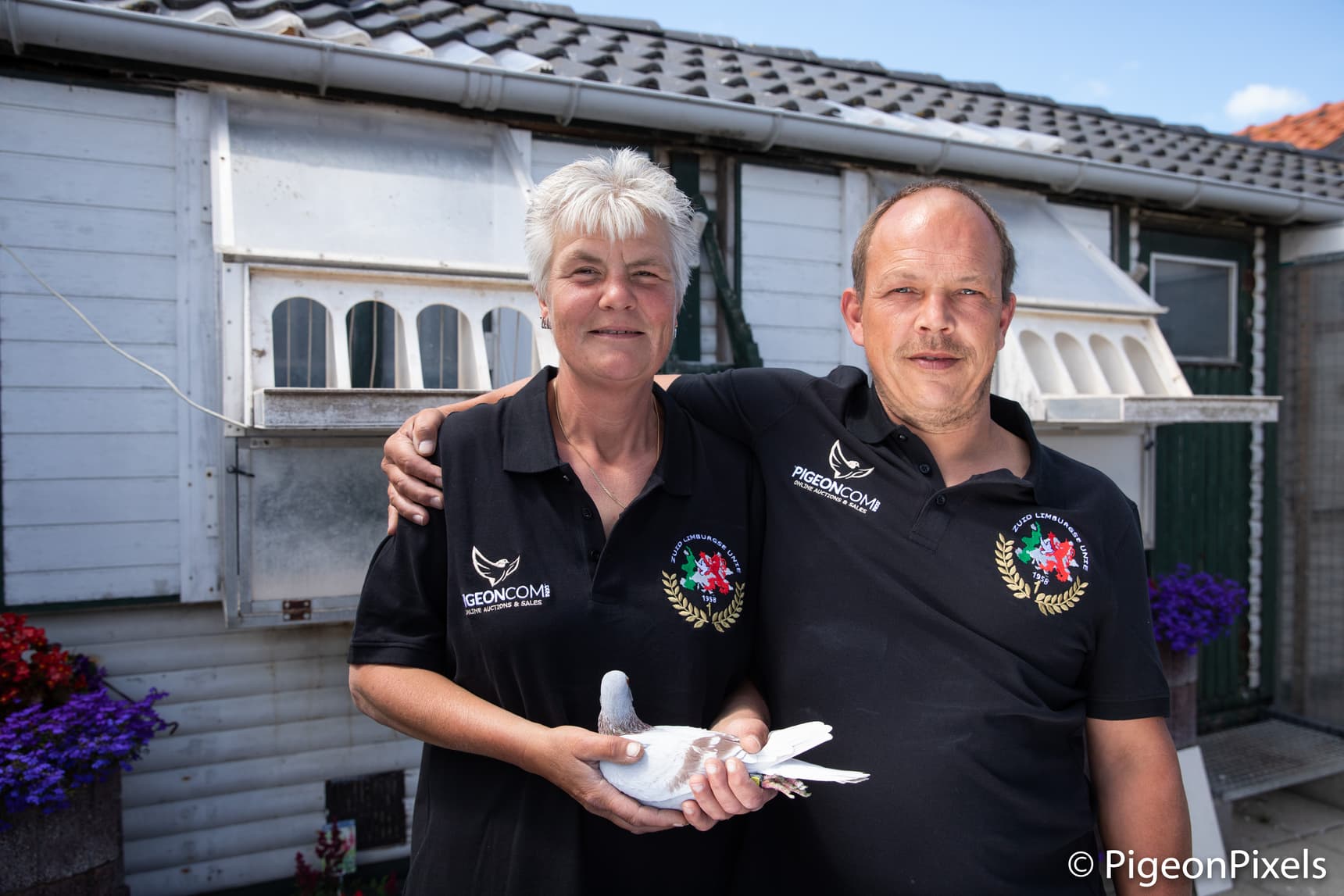 Dennis and Sandra Verhagen Buyl from Westkapelle (Zeeland) win 1st National Agen ZLU yearlings