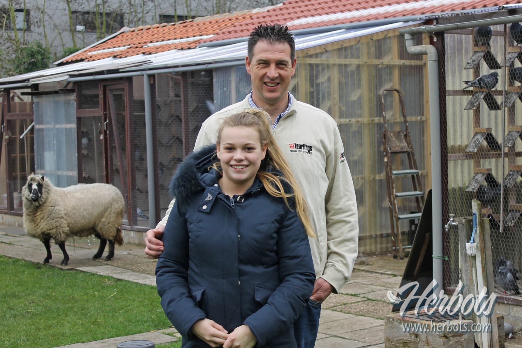 Peter & Gwen Van de Merwe A fixed value in Dutch pigeon racing!
