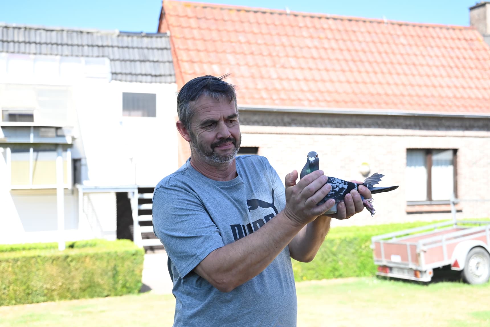 Eddy De Martelaere (Gavere)  1st National ace KBDB 2022 short distance old