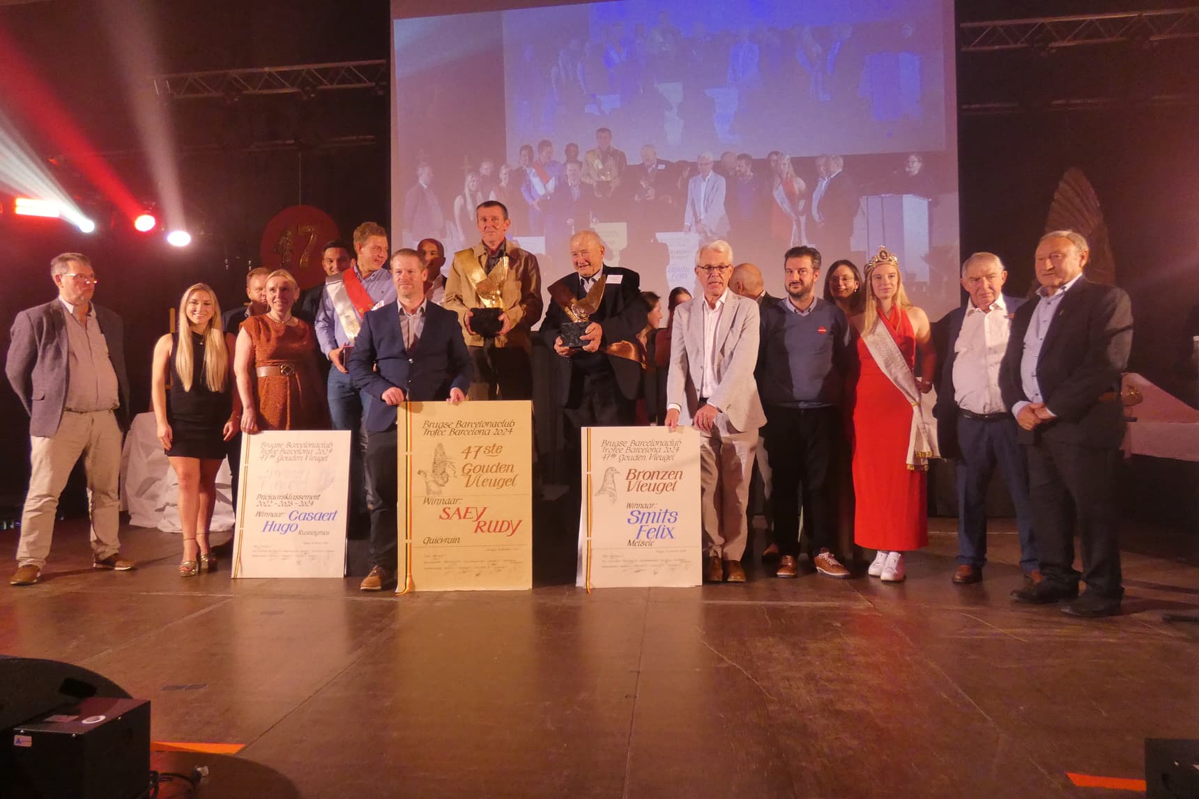 Viering 47e Gouden Vleugel Brugse Barcelona Club