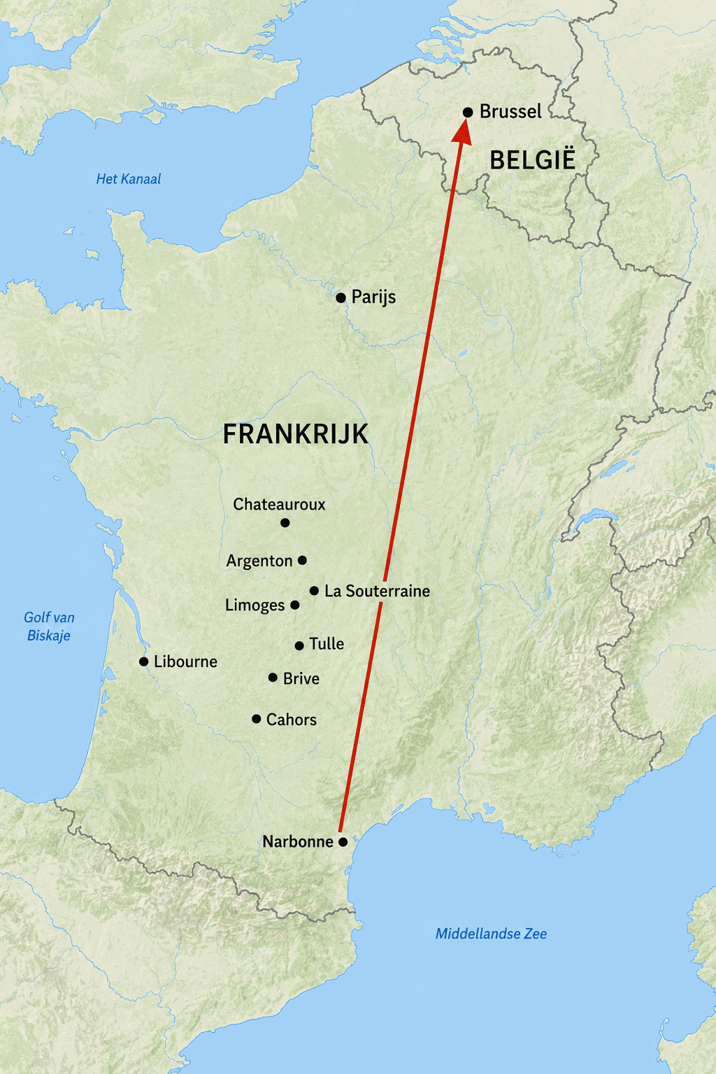 Narbonne Internationaal: 7.885 Belgische duiven