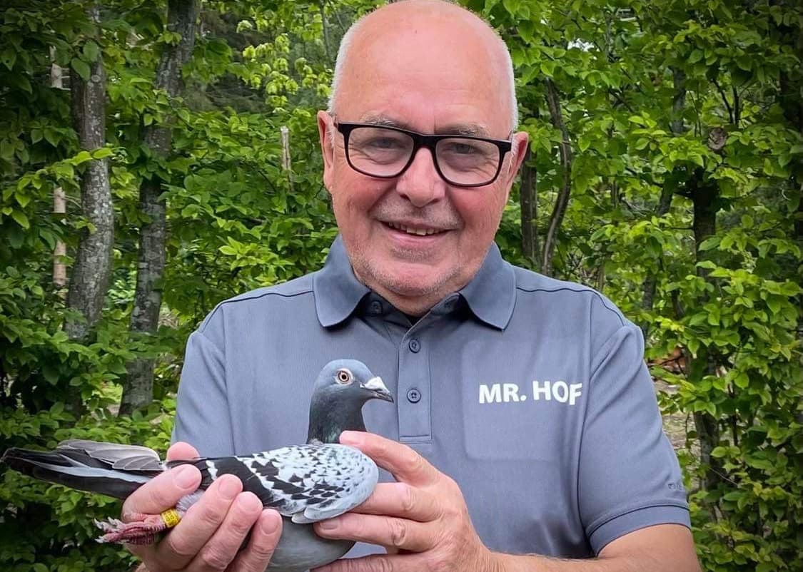 Frank Jensen, Herbots Gouden Vleugel winnaar 2023 van Denemarken op de Marathonvlucht vanuit München.