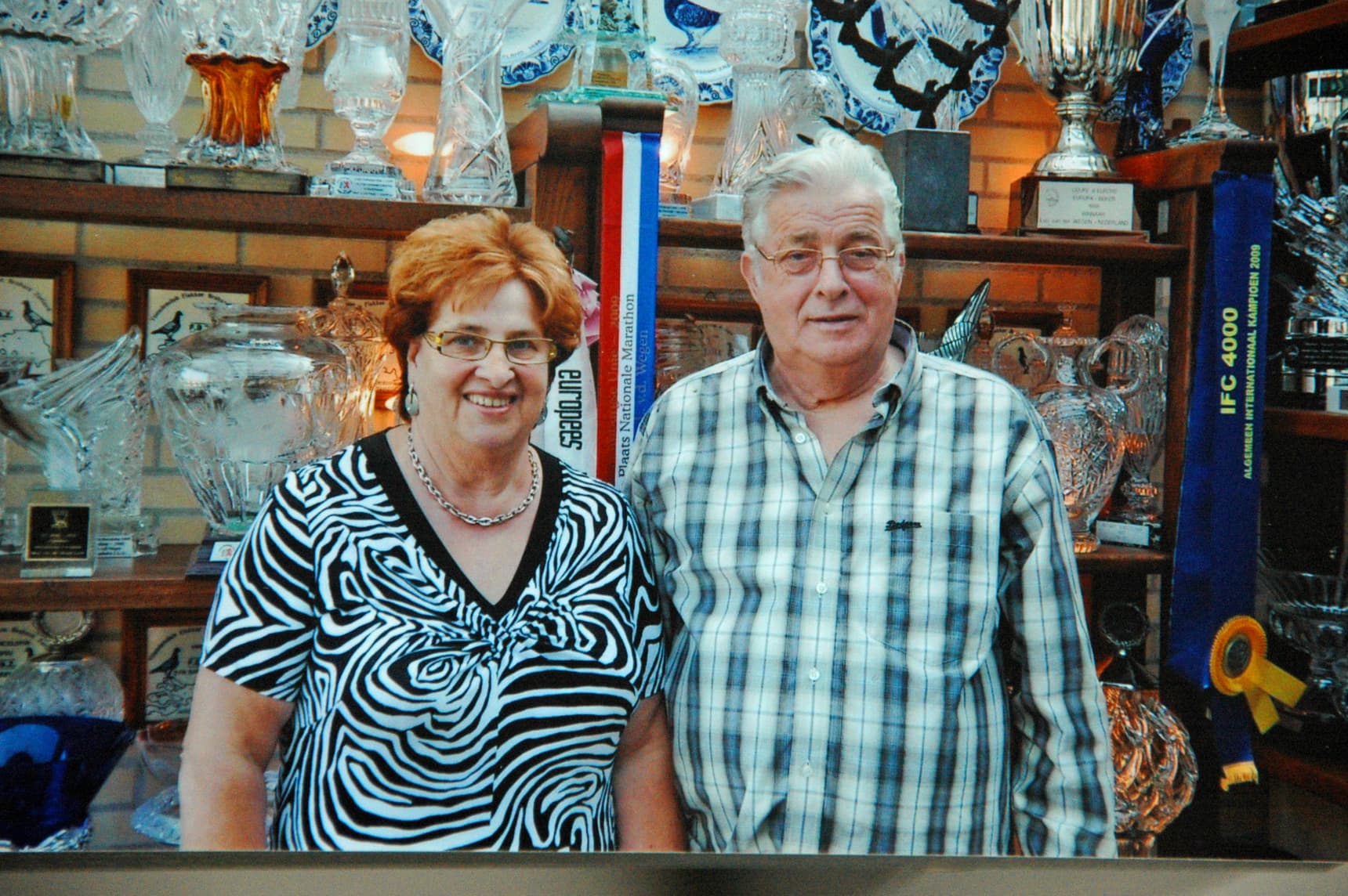 La race de fond pour les concours marathon,  Antoon (†) en Luci van der Wegen (Steenbergen) Les empereurs des concours de Grand Fond !