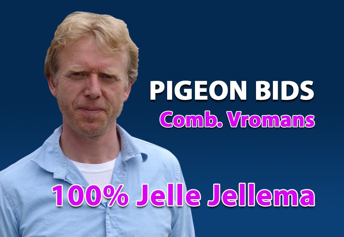 Pigeon Bids 100% Jelle Jellema - November 2023